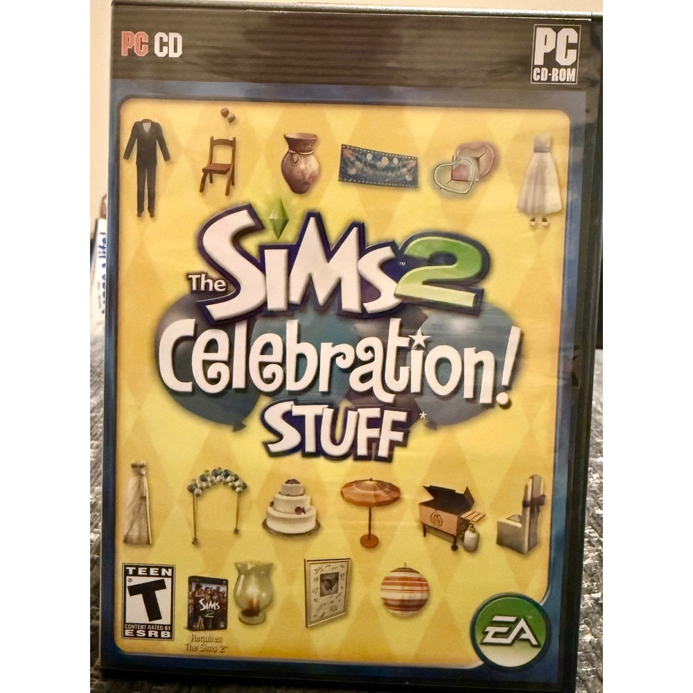 The Sims 2 Celebration Stuff PC CD-ROM OS NTSC Expansion Pack 2007